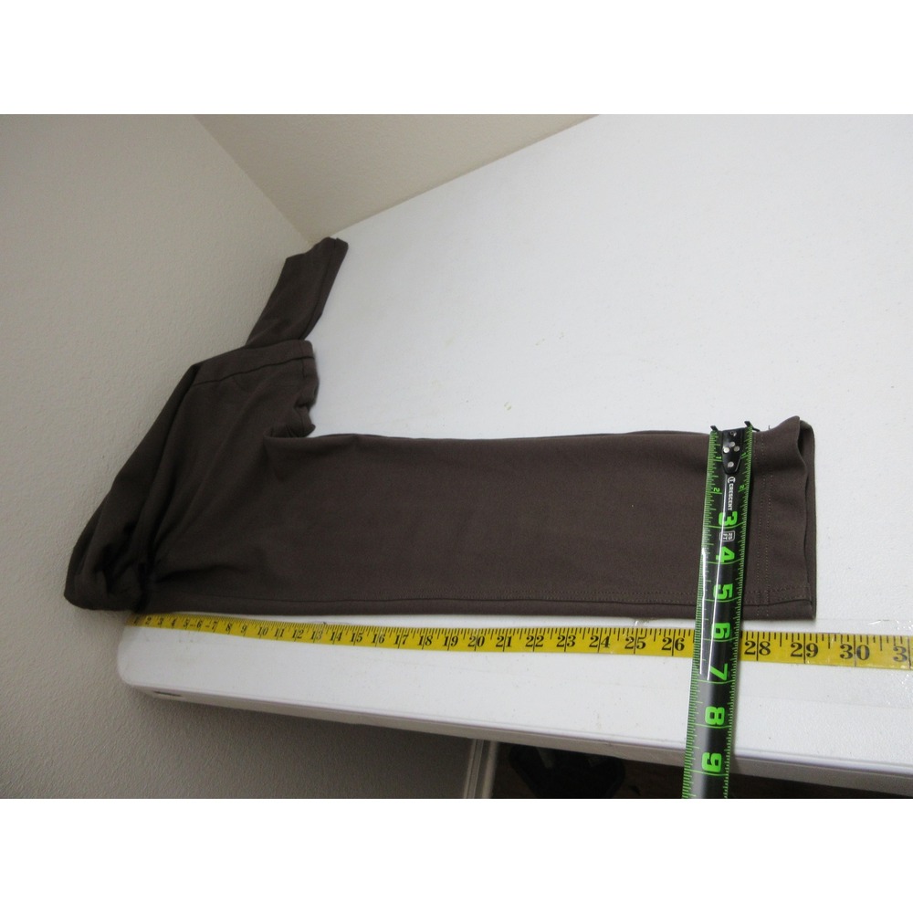 Soft Surroundings Pants Womens Size L Brown Pull On Stretch Legging Skinny Knit - Picture 11 of 12